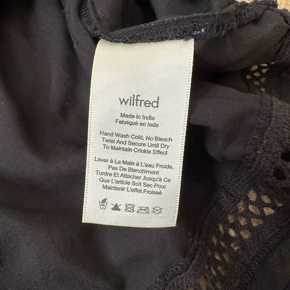 Wilfred off the shoulder black top - Picture 3 of 3